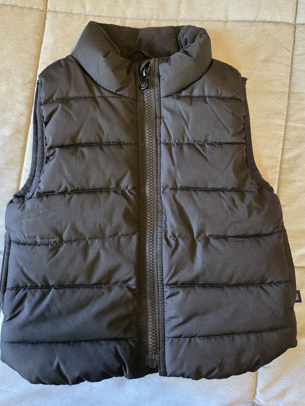 baby GAP Black Puffer Vest-Size 2 yrs
